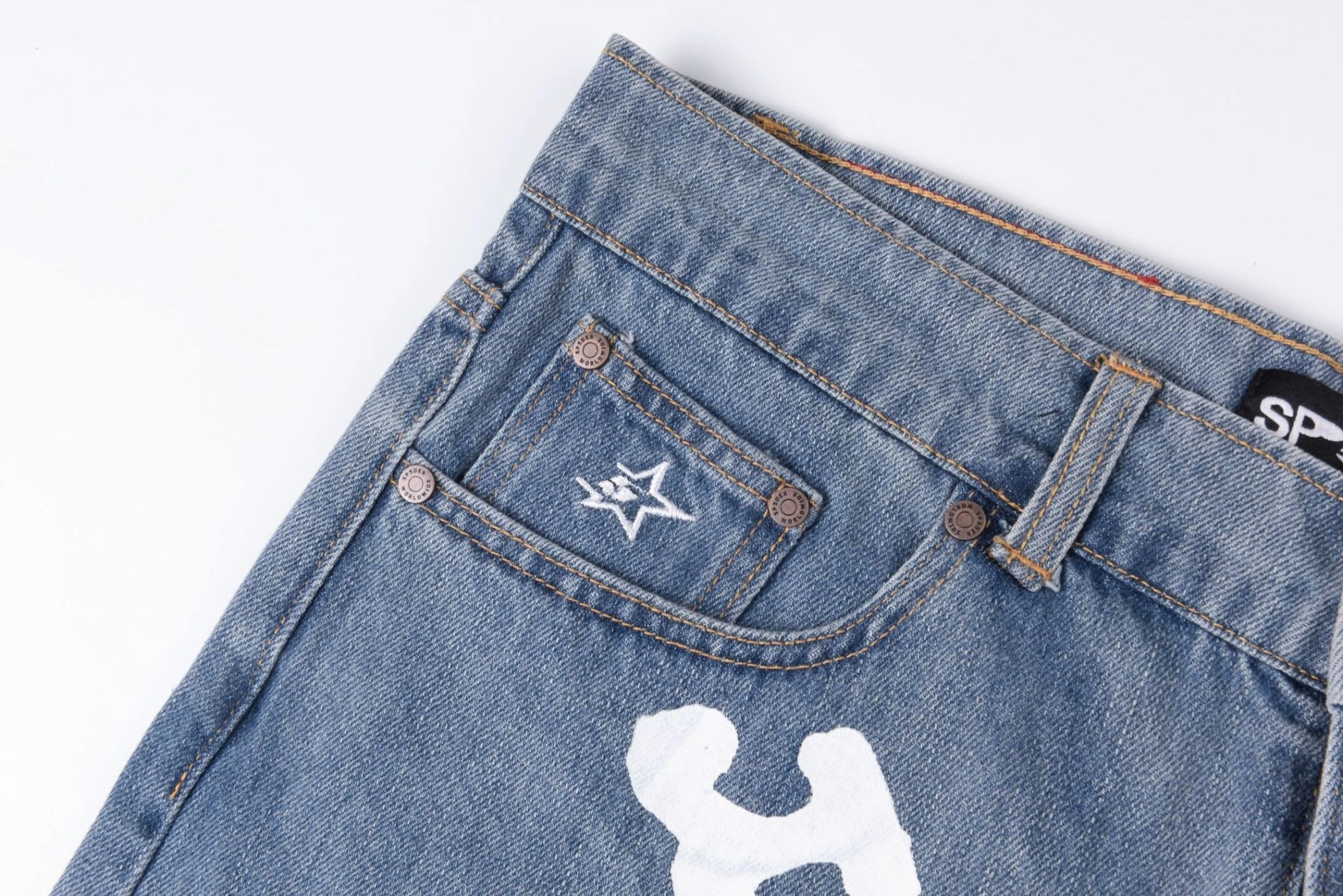 &wg.luxury- sp545r 555555 5star Vintage Denim shorts item:E-F021E0506